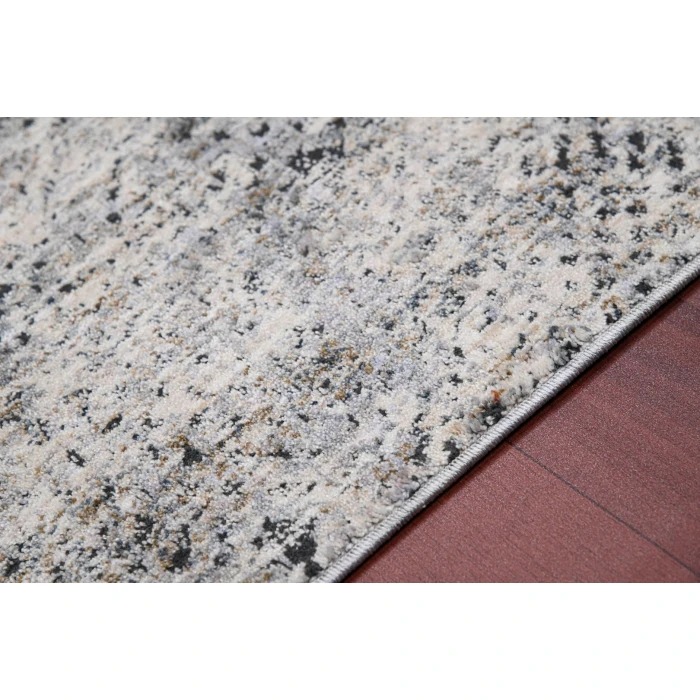 Amer Vermont Divina Gray Polyester Area Rug 5'3" x 7'6"