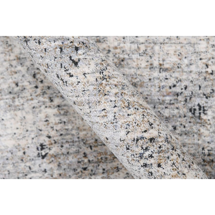 Amer Vermont Divina Gray Polyester Area Rug 5'3" x 7'6"