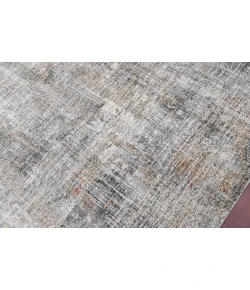 Amer Vermont VRM-5 Erysse Gray/Orange Rug 2 ft. 7 in. X 8 ft. Runner