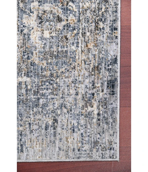 Amer Vermont Glidel Ivory/Gray Polyester Area Rug 7'10" x 9'10"