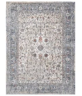 Amer Vermont Glidel Ivory/Gray Polyester Area Rug 7'10" x 9'10"