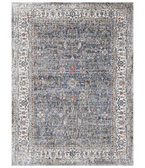 Amer Vermont Glidel Charcoal Polyester Area Rug 2'x3'
