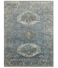 Amer Willow Mesa Blue Hand-knotted Wool Area Rug 8'x10'