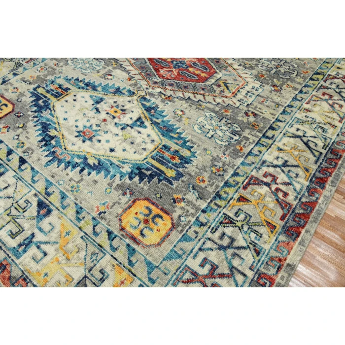 Amer Willow Mesa Multicolor Hand-knotted Wool Area Rug 2'x3'