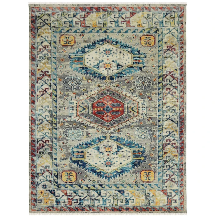 Amer Willow Mesa Multicolor Hand-knotted Wool Area Rug 2'x3'