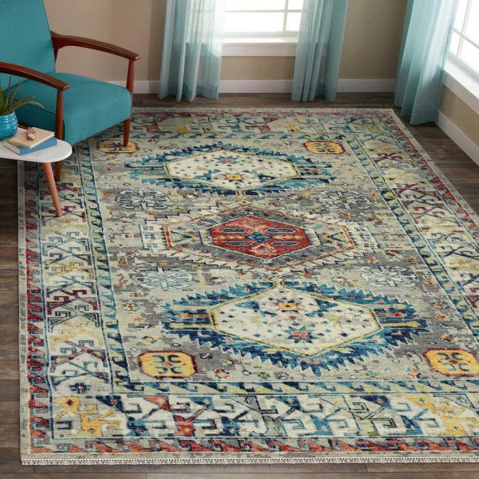 Amer Willow Mesa Multicolor Hand-knotted Wool Area Rug 2'x3'