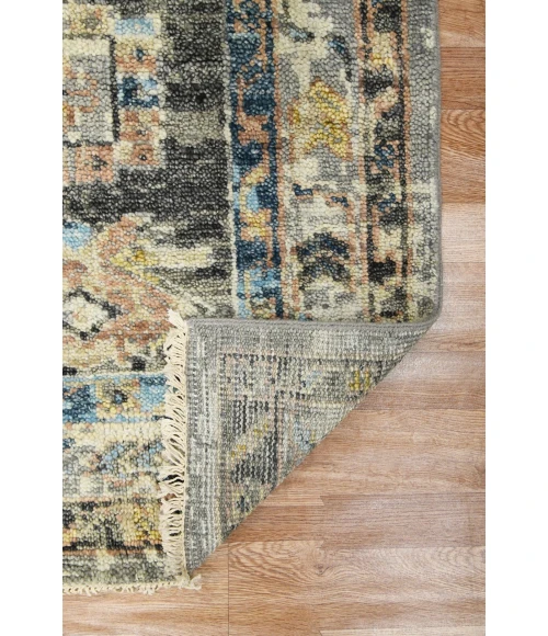 Amer Willow Greenlee Gray Hand-knotted Wool Area Rug 9'x12'