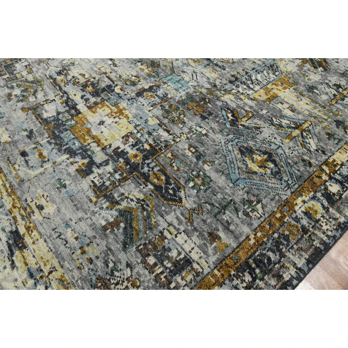 Amer Willow Greenlee Multicolor Hand-knotted Wool Area Rug 2'x3'