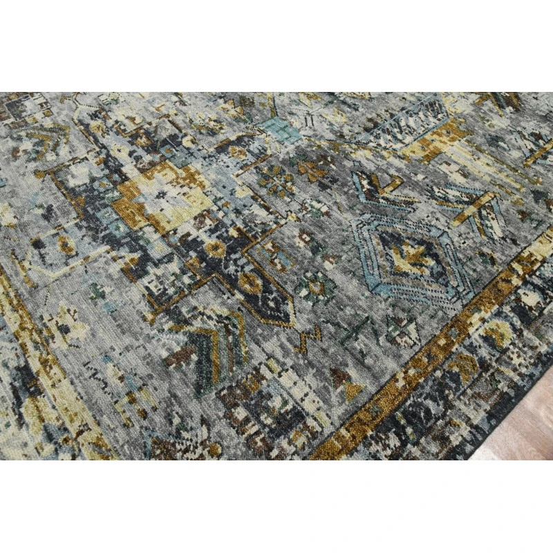 Amer Willow Greenlee Multicolor Hand-knotted Wool Area Rug 9'x12'