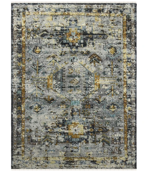 Amer Willow Greenlee Multicolor Hand-knotted Wool Area Rug 8'x10'