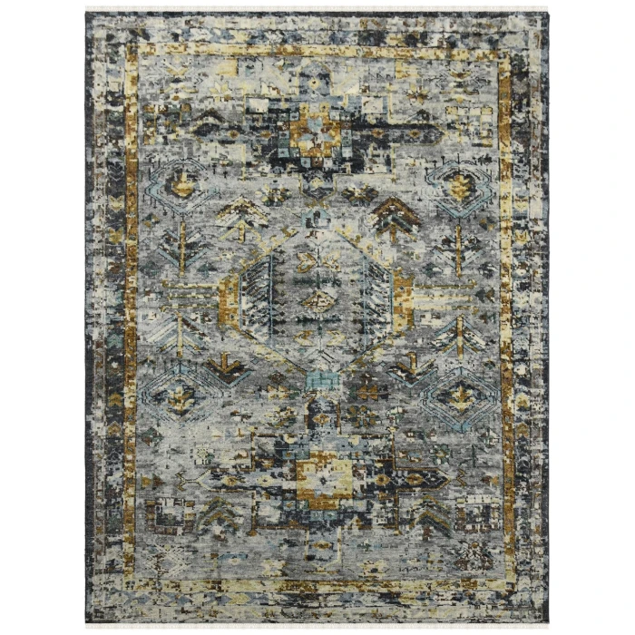 Amer Willow Greenlee Multicolor Hand-knotted Wool Area Rug 2'x3'