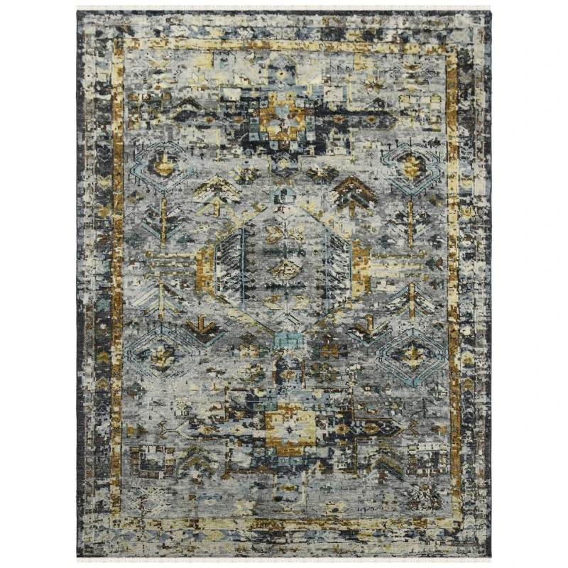 Amer Willow Greenlee Multicolor Hand-knotted Wool Area Rug 9'x12'