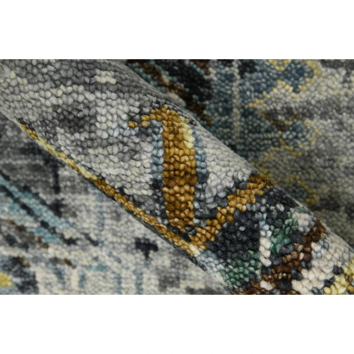 Amer Willow Greenlee Multicolor Hand-knotted Wool Area Rug 2'x3'