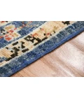 Amer Willow Mohave Blue Hand-knotted Wool Area Rug 9'x12'