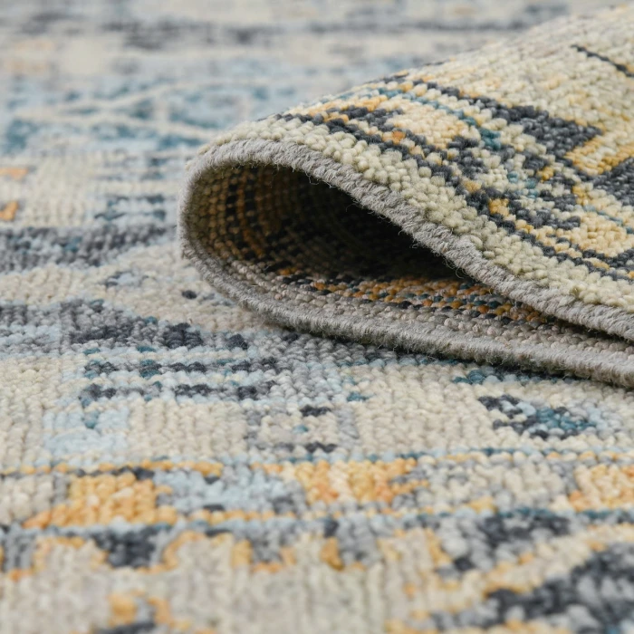Amer Willow Beige/Aqua WIL-9 2ft. x 3ft. Rect. Rug