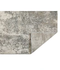 Yasmin Acy Gray/Beige Abstract Polyester Area Rug