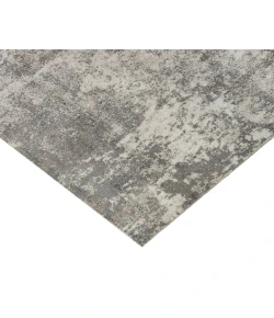 Amer Yasmin Acy Gray/Beige Abstract Polyester Rug 2'6" x 8'