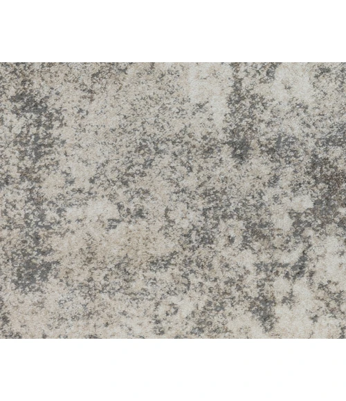 Yasmin Acy Gray/Beige Abstract Polyester Area Rug