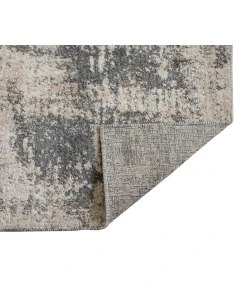 Amer Yasmin Clarise Beige Abstract Polyester Rug 2'6" x 8'