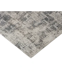 Amer Yasmin Clarise Beige Abstract Polyester Rug 2'6" x 8'