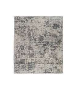 Amer Yasmin Clarise Beige Abstract Polyester Rug 9' x 13'