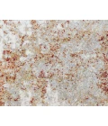 Yasmin Acy Red/Cream Abstract Polyester Area Rug