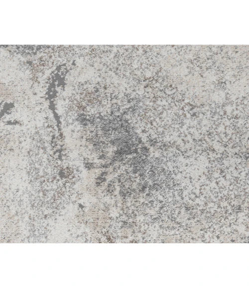 Yasmin Ester Cream Abstract Polyester Area Rug