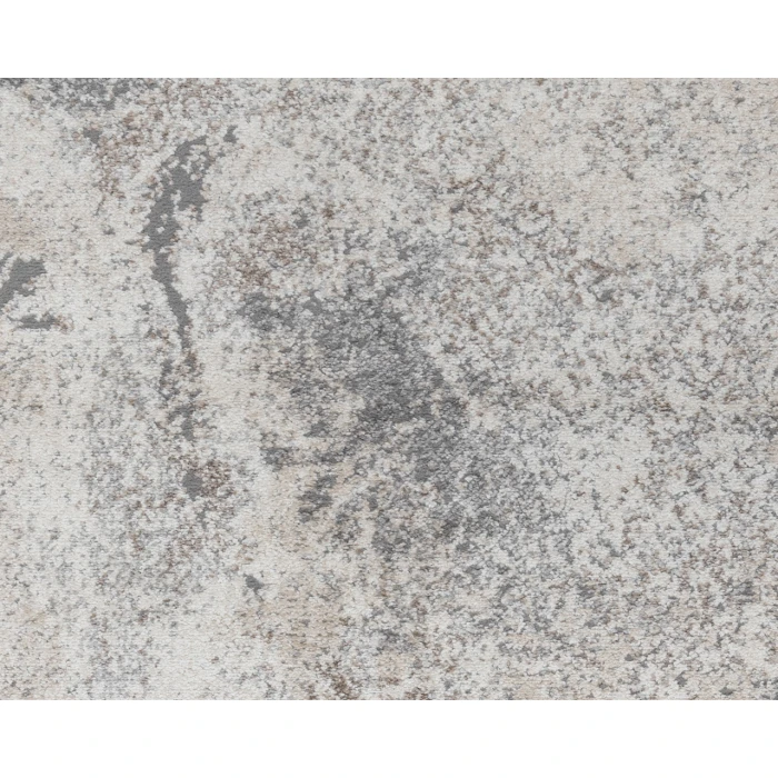Yasmin Ester Cream Abstract Polyester Area Rug