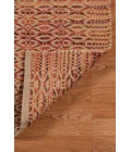 Amer Zola Parquet Red/Yellow Jute/Rayon Flatweave Area Rug 8'x10'