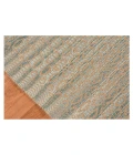 Amer Zola Parquet Light Blue Jute/Rayon Flatweave Area Rug 5'x8'