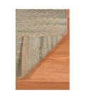 Amer Zola Parquet Light Blue Jute/Rayon Flatweave Area Rug 5'x8'