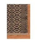 Amer Zola Parquet Black/Tan Jute/Rayon Flatweave Area Rug 5'x8'