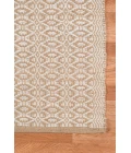 Amer Zola Parquet White/Tan Jute/Rayon Flatweave Area Rug 5'x8'