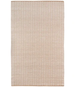 Amer Zola ZOL-7 Parquet White/Tan Rug 8 ft. X 10 ft. Rectangle