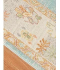 Amer Bohemian Gretna Indoor/Outdoor Aqua Area Rug 2'x3'
