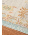 Amer Bohemian Gretna Indoor/Outdoor Aqua Area Rug 2'x3'