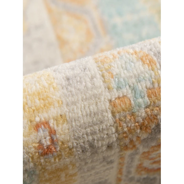 Amer Bohemian Gretna Indoor/Outdoor Aqua Area Rug 7'9"x9'9"