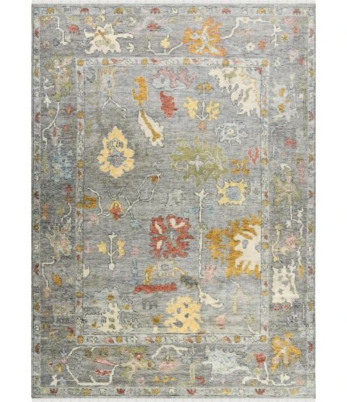 Amer Jaigarh Pigeon Gray/Pebble Gray JAI-17 8ft. x 10ft. Rect. Rug