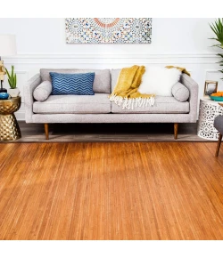 Anji Mountain Anji Mountain 7' x 10' Contemporary Chocolate Bamboo Rug