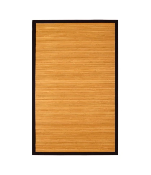 Anji Mountain 2' x 3' Contemporary Natural Bamboo Rug