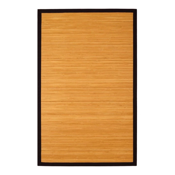 Anji Mountain 7' x 10' Contemporary Natural Bamboo Rug