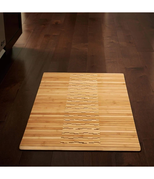 Anji Mountain 24" x 36" Bamboo Kitchen & Bath Mat 