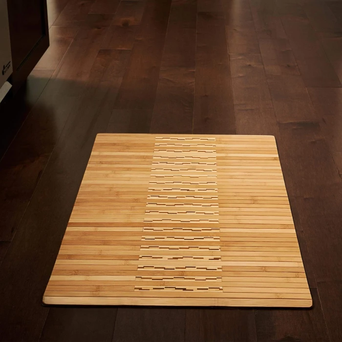 Anji Mountain 24" x 36" Bamboo Kitchen & Bath Mat 