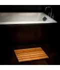 Anji Mountain 16" x 24" Bamboo Bath & Sauna Mat Natural