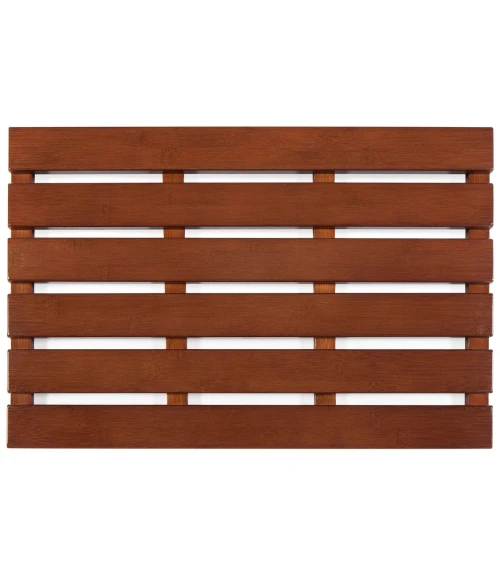 16" x 24" Bamboo Bath & Sauna Mat Walnut