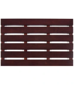 Anji Mountain 16 in. X 24 in. Bamboo Bath & Sauna Mat Cherry