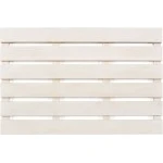 Anji Mountain 16 in. X 24 in. Bamboo Bath & Sauna Mat White Wash