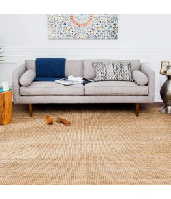 Anji Mountain Anji Mountain 6' x 6' Andes Jute Rug