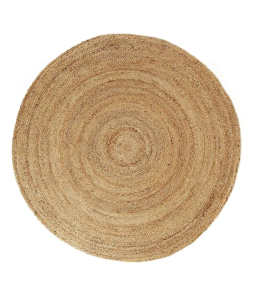 Anji Mountain 6' Round Kerala Natural Jute Rug