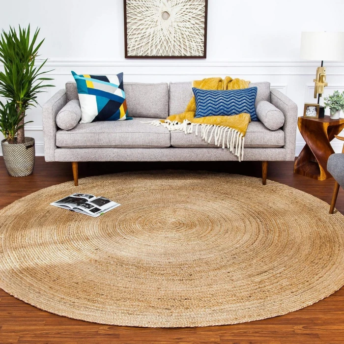 Anji Mountain 5' x 8' Kerala Natural Jute Rug